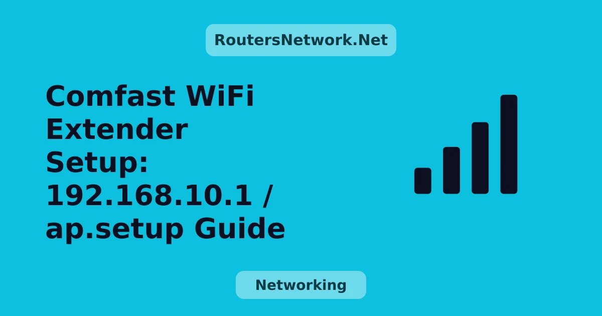 Comfast WiFi Extender Setup
