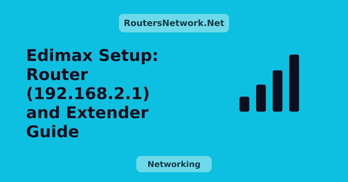 Edimax Setup