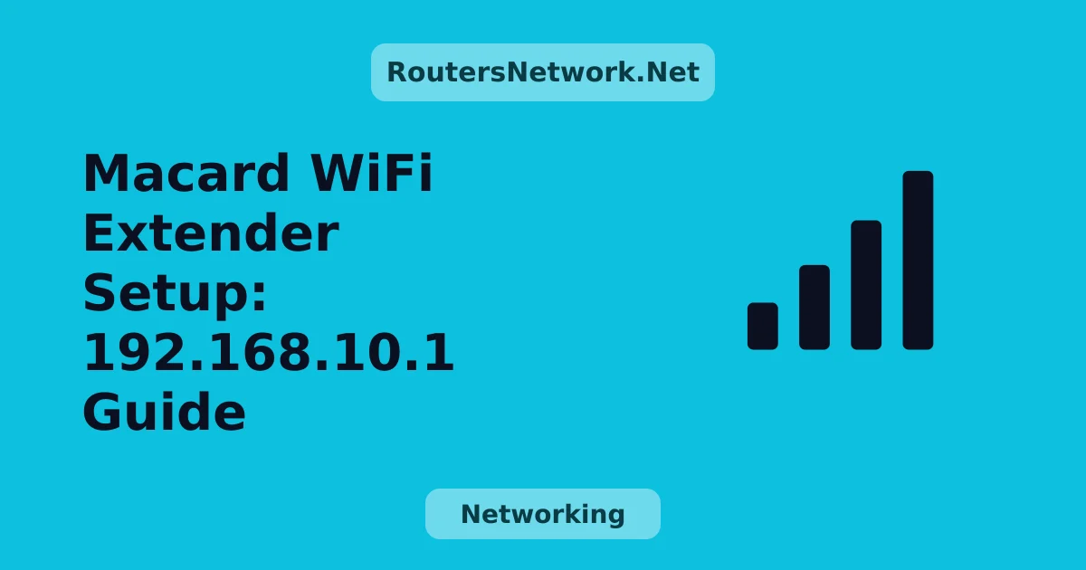 Macard WiFi Extender Setup