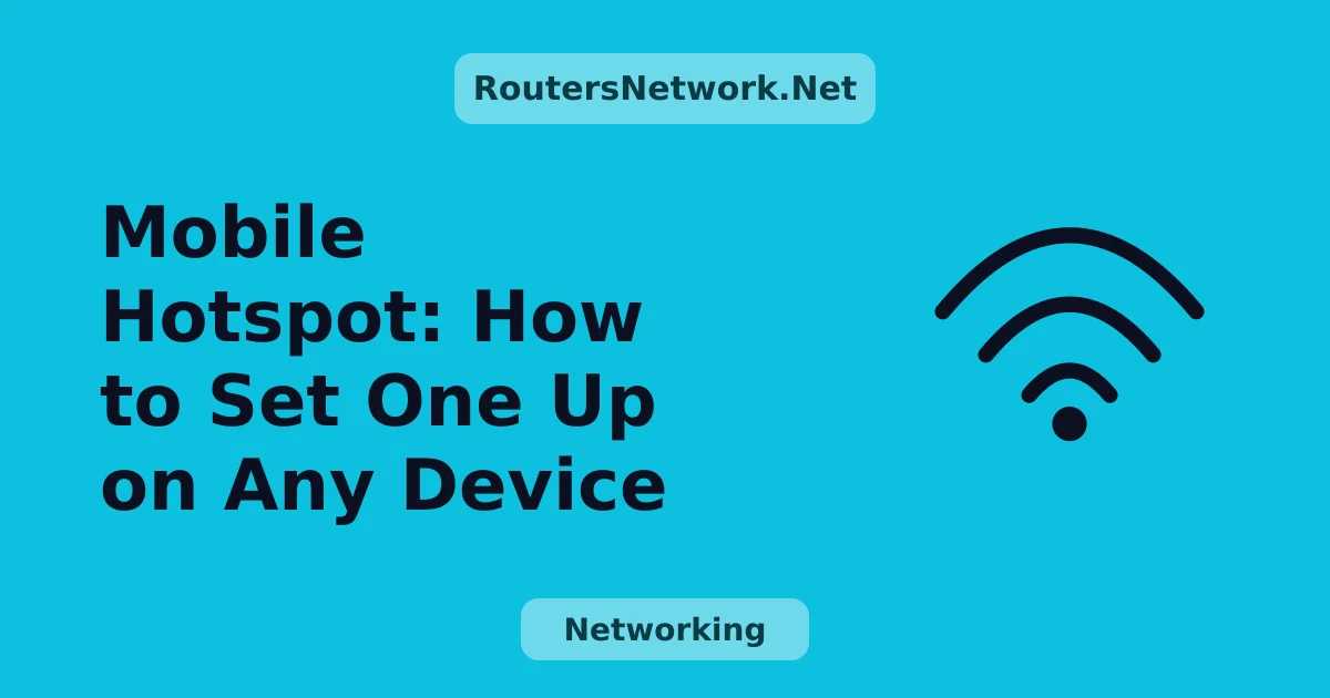 Mobile Hotspot