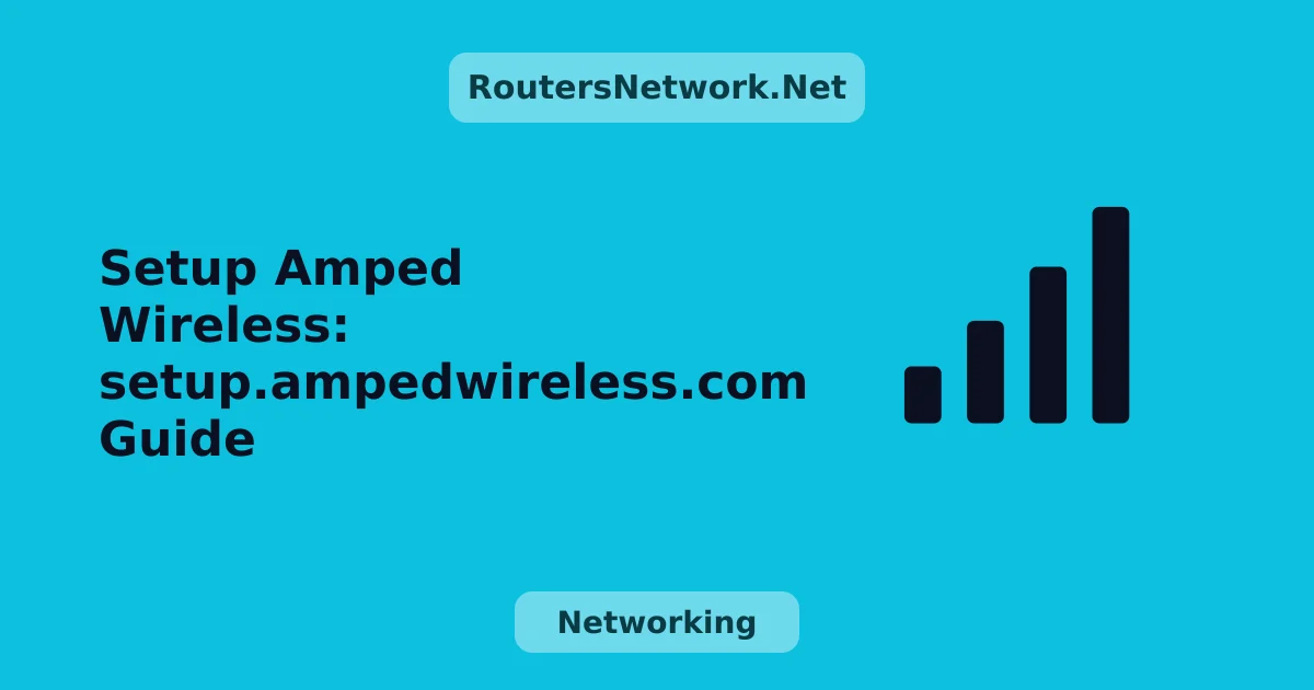Setup Amped Wireless