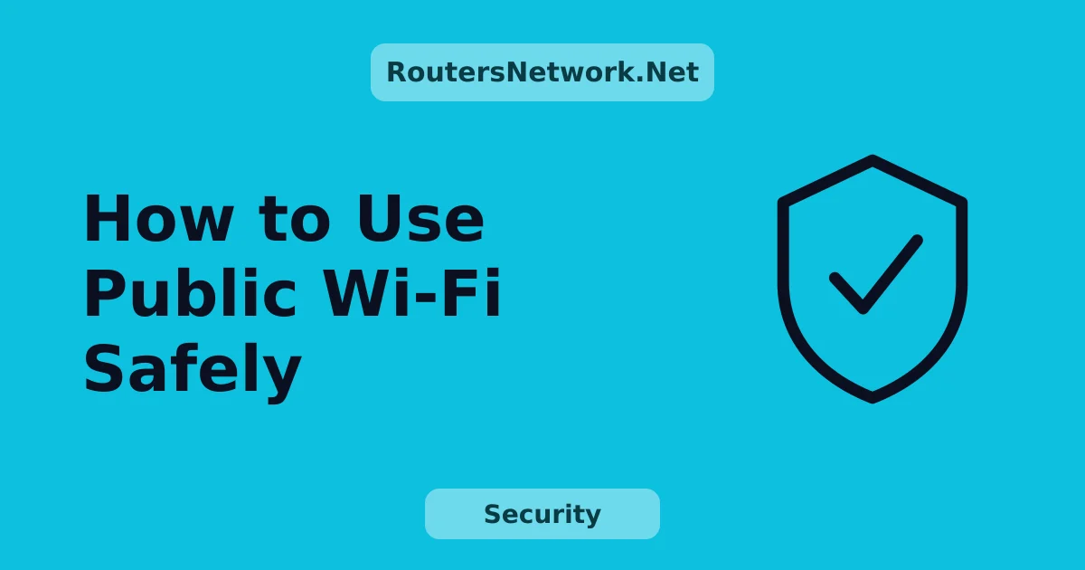 How to Use Public Wi-Fi Safely